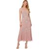 imageAdrianna Papell Womens Beaded Ankle Length DressDusted PetalIvory