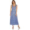imageAdrianna Papell Womens Beaded Ankle Length DressFrench Blue
