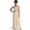 imageAdrianna Papell Womens Blsn Beaded Art NouveauTaupePink