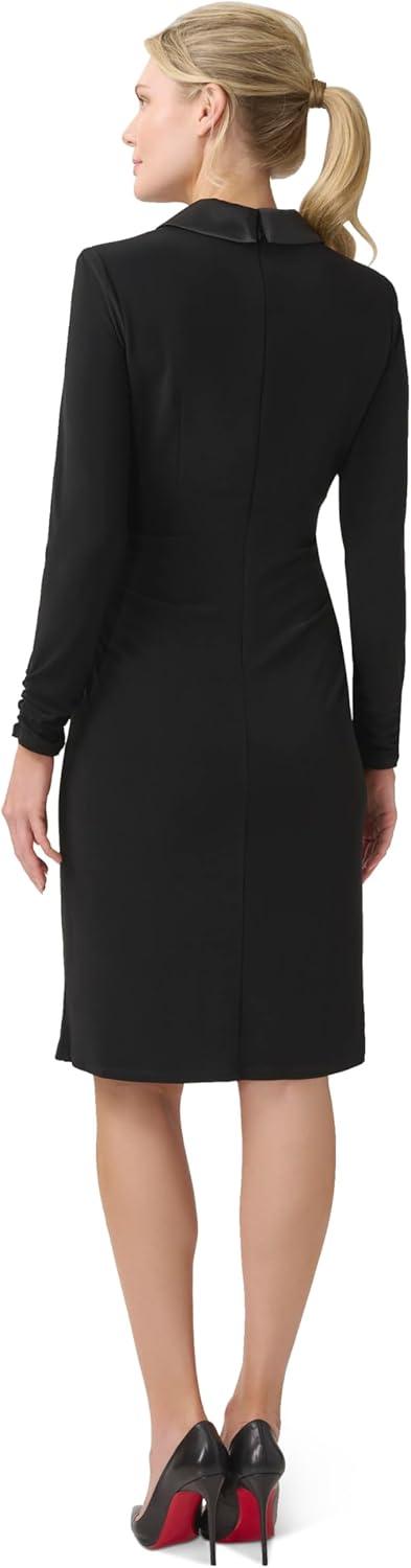 imageAdrianna Papell Womens Jersey Tuxedo DressBlack