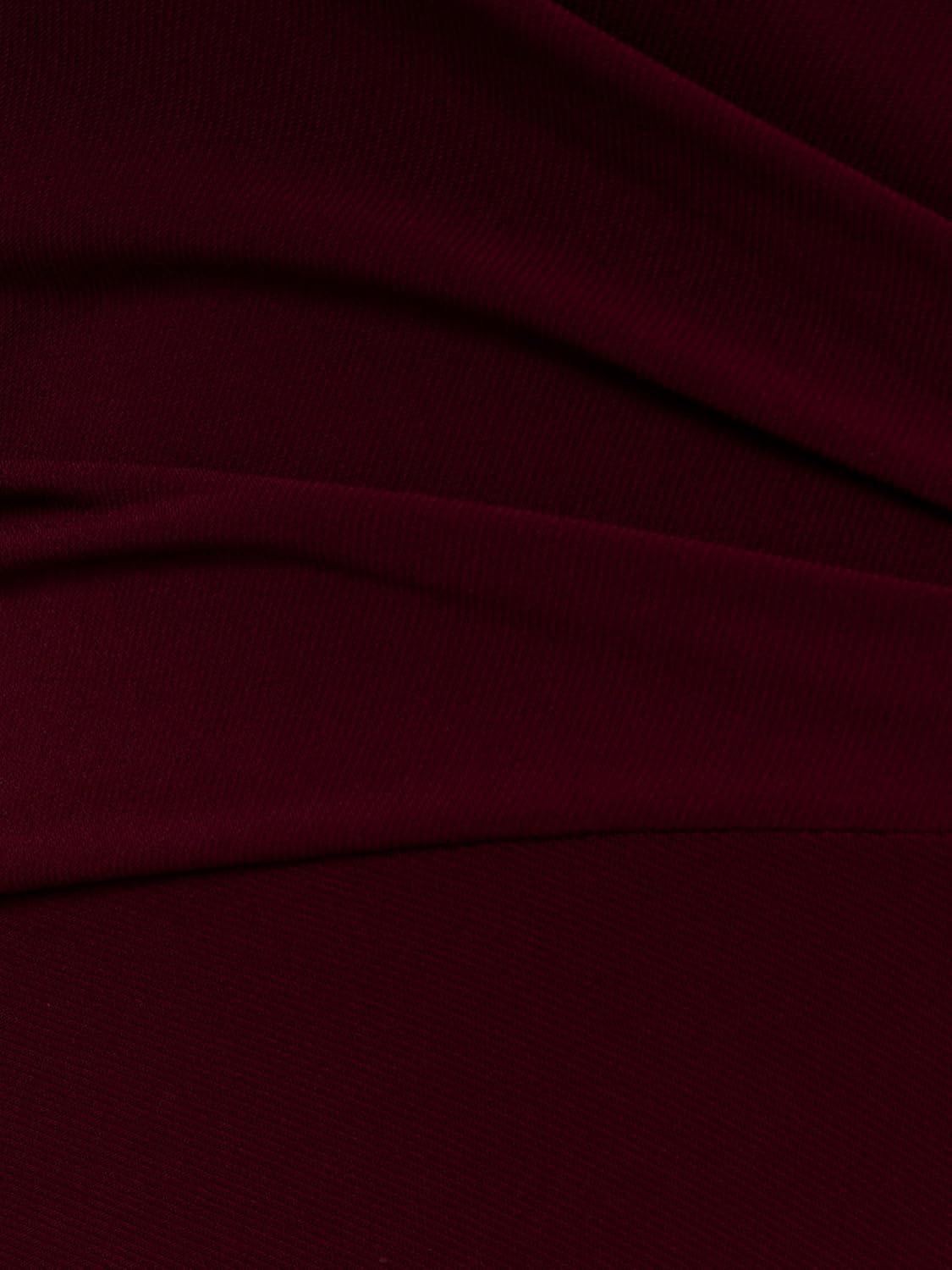 imageAdrianna Papell Womens Matt Jersey Short DressBlackened Red