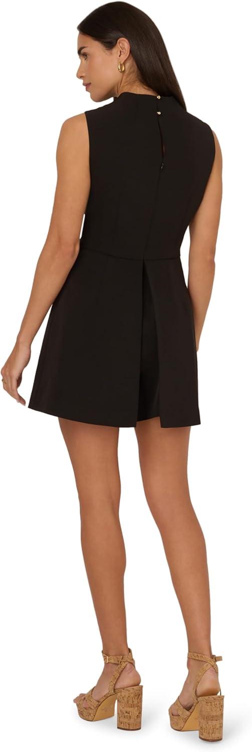 imageAdrianna Papell Womens Peplum RomperBlack