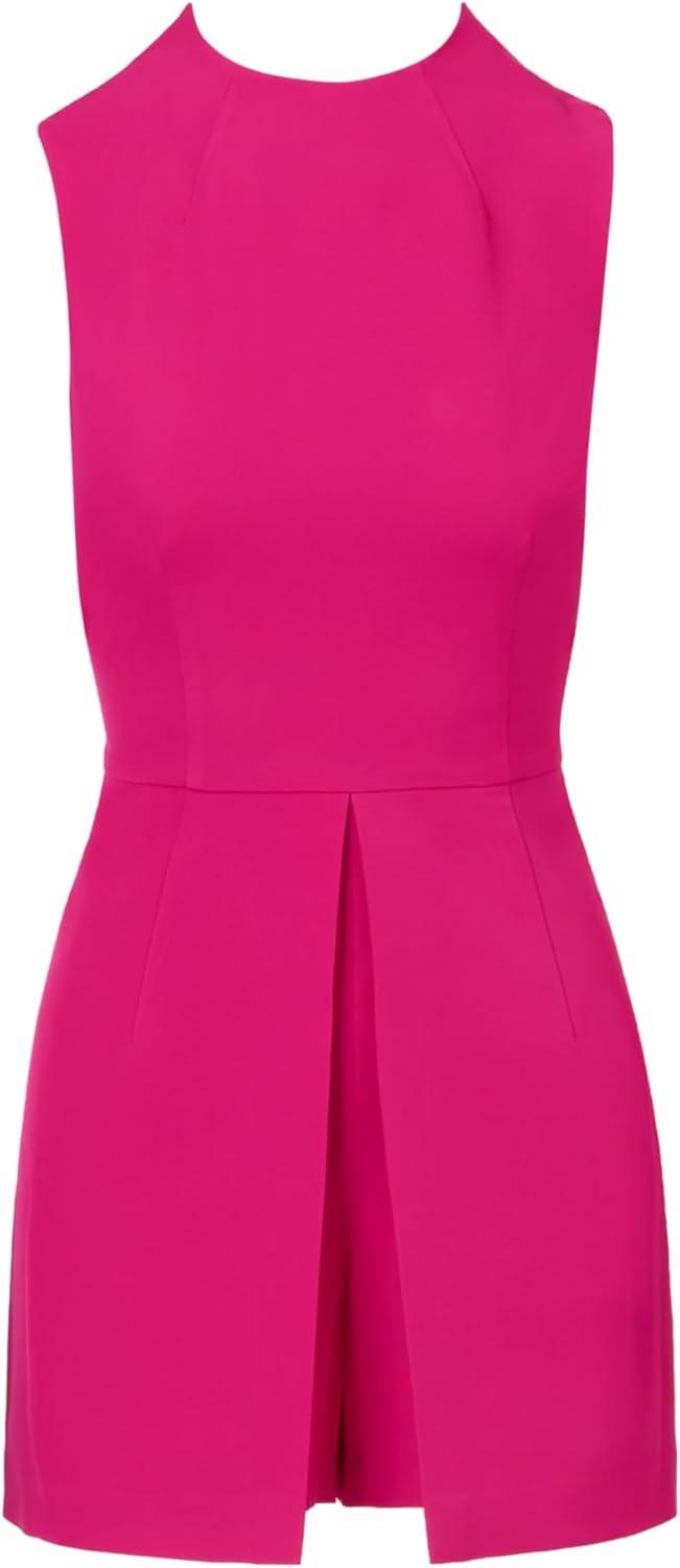 imageAdrianna Papell Womens Peplum RomperCosmo Pink