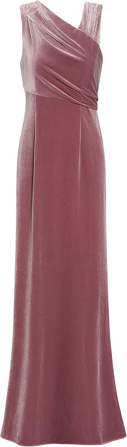 imageAdrianna Papell Womens Velvet Mermaid GownAntique Rose