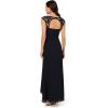 imageAdrianna Papell Womens Bead Yoke Chiffon DressViolet Cobalt