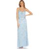 imageAdrianna Papell Womens Beaded Blouson DressElegant Sky