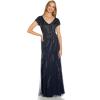 imageAdrianna Papell Womens Beaded Blouson DressMidnight