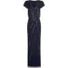 imageAdrianna Papell Womens Beaded Blouson DressMidnight
