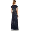 imageAdrianna Papell Womens Beaded Blouson DressMidnight