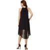 imageAdrianna Papell Womens Chiffon and Jersey DressBlack