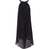 imageAdrianna Papell Womens Chiffon and Jersey DressBlack