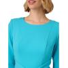 imageAdrianna Papell Womens Colorblock Tie Front DressCeruleanAzure
