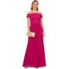 imageAdrianna Papell Womens Crepe Chiffon GownBright Magenta