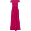 imageAdrianna Papell Womens Crepe Chiffon GownBright Magenta