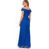 imageAdrianna Papell Womens Crepe Chiffon GownViolet Cobalt