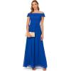 imageAdrianna Papell Womens Crepe Chiffon GownViolet Cobalt