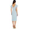 imageAdrianna Papell Womens Crepe Sheath DressBlue Mist
