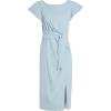 imageAdrianna Papell Womens Crepe Sheath DressBlue Mist