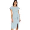 imageAdrianna Papell Womens Crepe Sheath DressBlue Mist
