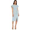 imageAdrianna Papell Womens Crepe Sheath DressBlue Mist