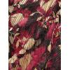 imageAdrianna Papell Womens Crinkle Foil Wrap DressFuchsiaGold