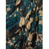 imageAdrianna Papell Womens Crinkle Foil Wrap DressTeal SapphireGold