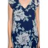 imageAdrianna Papell Womens Floral Chiffon Godet ShiftNavy Multi