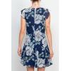 imageAdrianna Papell Womens Floral Chiffon Godet ShiftNavy Multi