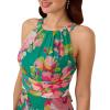 imageAdrianna Papell Womens Floral Chiffon Halter DressGreen Multi