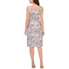 imageAdrianna Papell Womens Floral Matelasse DressBlue Multi