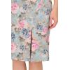 imageAdrianna Papell Womens Floral Matelasse DressBlue Multi