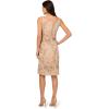 imageAdrianna Papell Womens Floral Matelasse DressRose Multi