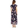 imageAdrianna Papell Womens Floral Print Metallic JumpsuitMidnight Multi
