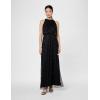 imageAdrianna Papell Womens Halter Blouson Beaded GownBlackBlack
