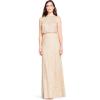 imageAdrianna Papell Womens Halter Blouson Beaded GownChampagne