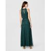 imageAdrianna Papell Womens Halter Blouson Beaded GownDusty Emerald