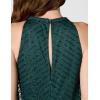 imageAdrianna Papell Womens Halter Blouson Beaded GownDusty Emerald