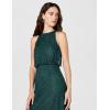 imageAdrianna Papell Womens Halter Blouson Beaded GownDusty Emerald