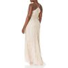 imageAdrianna Papell Womens Halter Fully Beaded Blouson GownShell