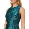 imageAdrianna Papell Womens Halter Jacquard DressTeal Multi