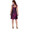 imageAdrianna Papell Womens Jacquard Envelope Short DressNavyOrchid