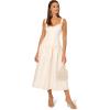 imageAdrianna Papell Womens Jacquard Midi DressIvorySilver