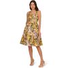 imageAdrianna Papell Womens Jacquard Midi DressYellow Multi