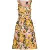 imageAdrianna Papell Womens Jacquard Midi DressYellow Multi