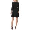 imageAdrianna Papell Womens Jersey Short DressBlack