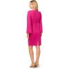 imageAdrianna Papell Womens Knit Crepe Jewel Short DressBerry Rose