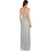 imageAdrianna Papell Womens Long Blouson DressBlue Mist