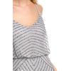 imageAdrianna Papell Womens Long Blouson DressBridal Silver