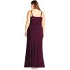 imageAdrianna Papell Womens Long Blouson DressCassis