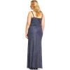 imageAdrianna Papell Womens Long Blouson DressGunmetal